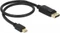 DeLOCK DisplayPort/Mini DisplayPort 1.2 Kabel 4K 60Hz schwarz, 0.5m Vorschaubild