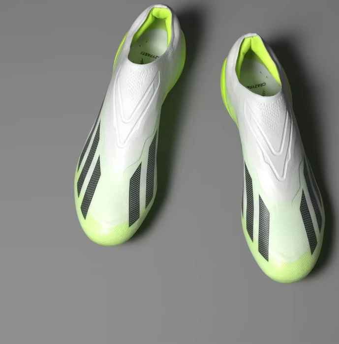 adidas X Crazyfast.1 LL FG cloud white/core black/lucid lemon
