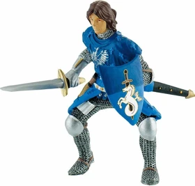Bullyland Figurine World - Ritter - Prinz mit Schwert blau