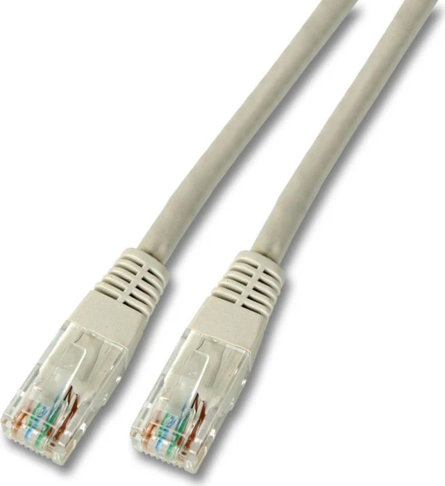 EFB Elektronik PVC CCA Patchkabel, Cat6, U/UTP, RJ-45/RJ-45, 5m, grau