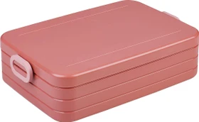 Mepal Lunchbox Take a Break Stapelbox Aufbewahrungsbehälter large vivid mauve, 3-tlg.