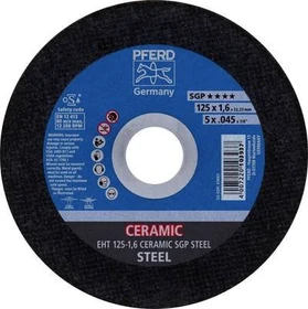 Pferd EHT 125-1.6 CERAMIC SGP STEEL Trennscheibe, 125x1.6x22.23mm, 25 Stück