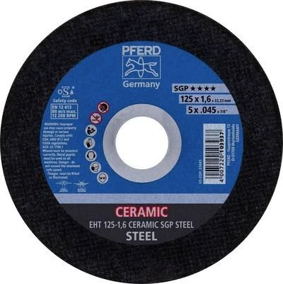 Pferd EHT 125-1.6 CERAMIC SGP STEEL Trennscheibe, 125x1.6x22.23mm, 25 Stück
