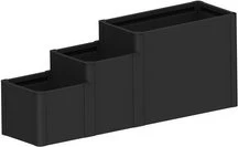 Biohort DaVinci 3 Pflanzkasten-System Hochbeet 201x53cm dunkelgrau-metallic