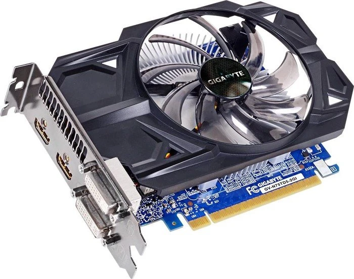 GIGABYTE GeForce GTX 750 Ti Windforce 1X, 2GB GDDR5, 2x DVI, 2x HDMI