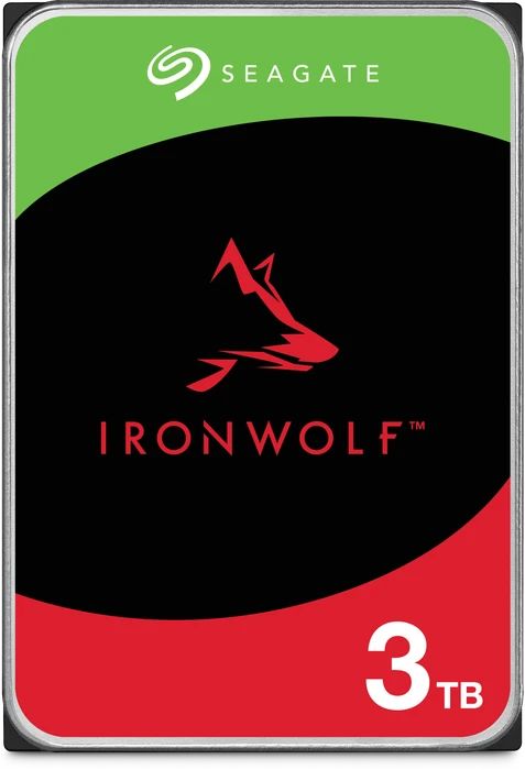 Seagate IronWolf NAS HDD +Rescue 3TB, 24/7, 512e / 3.5" / SATA 6Gb/s
