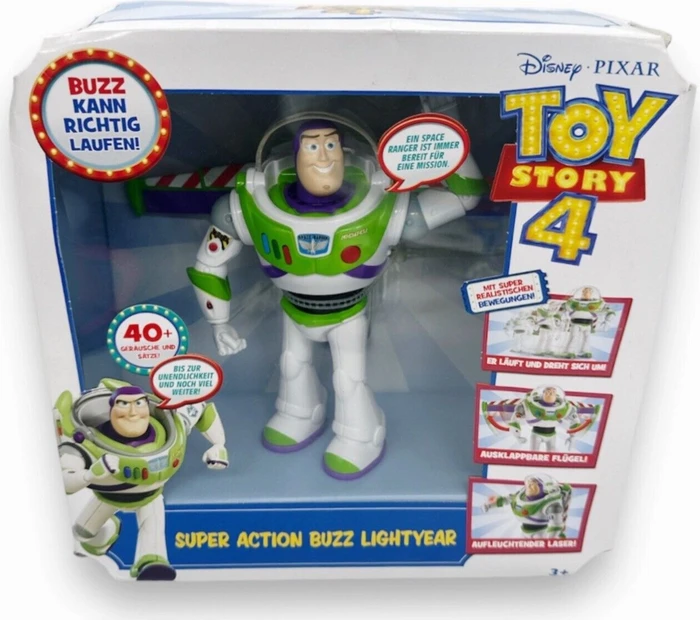 Mattel Disney - Toy Story 4 - Super Action Buzz Lightyear