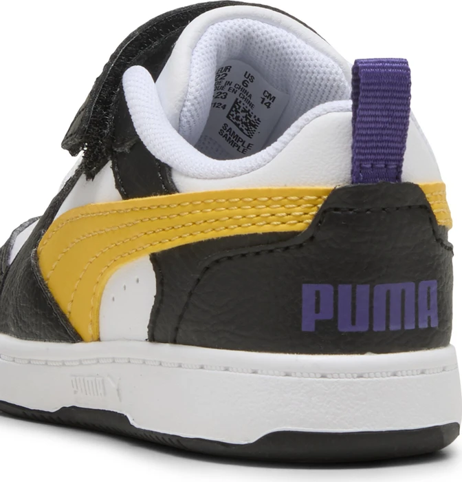 Puma Rebound V6 Lo puma black/yellow sizzle/puma white (Junior)