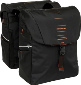New Looxs Vigo Double Gepäcktasche schwarz/orange