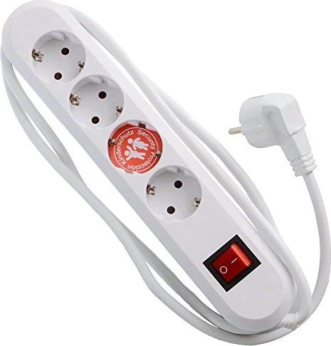 Bachmann Smart mit Schalter, 4-fach, 1.5m, weiß