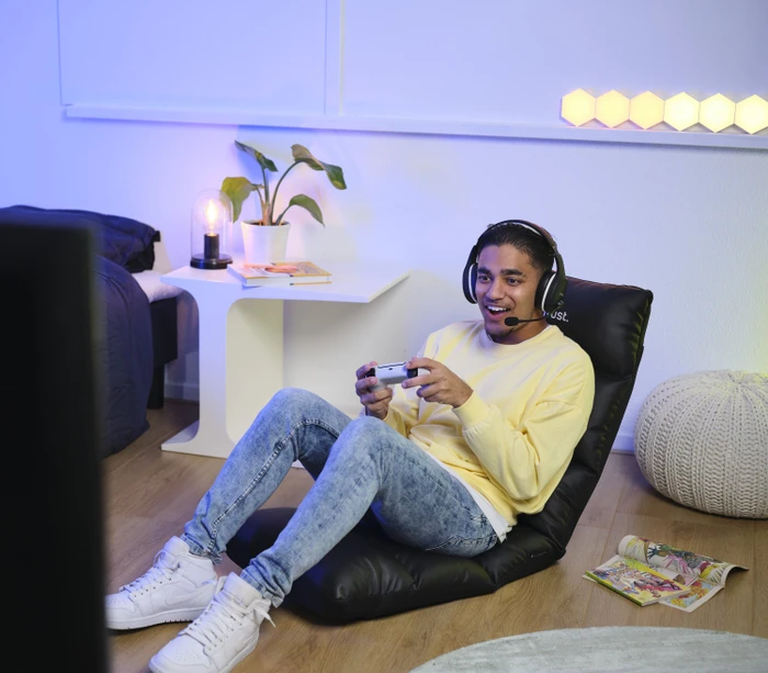 Trust Gaming GXT 718 Rayzee Gaming-Floor-Stuhl, schwarz