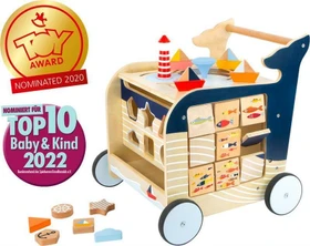 Legler Small Foot Lauflernwagen Wal