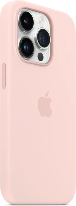 Apple Silikon Case mit MagSafe für iPhone 14 Pro kalkrosa