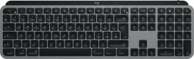Logitech Keys S for Mac, Space Gray, schwarz/grau, LEDs weiß, Logi Bolt, USB/Bluetooth, CH (920-011627)