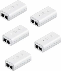 Ubiquiti Desktop PoE-Injektor, 2x RJ-45, 12W passiv PoE, Bundle (5x) (POE-24-12W-5P)