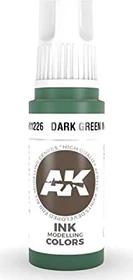 AK-Interactive 3rd Gen Acrylic Colors Ink Modelling Colors dark green, 17ml