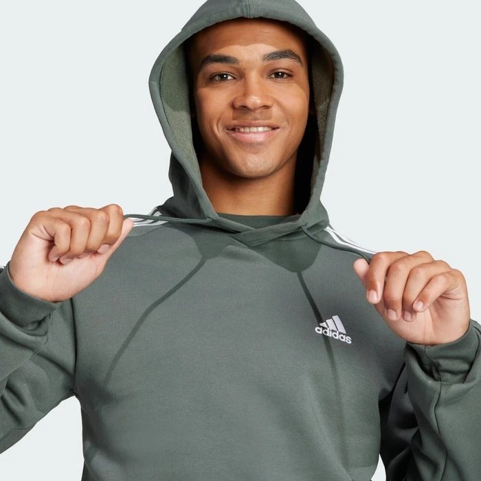 adidas Essentials 3-Streifen Hoodie legend ivy (Herren)
