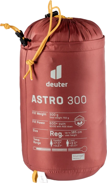Deuter Astro 300 Mumienschlafsack redwood/curry