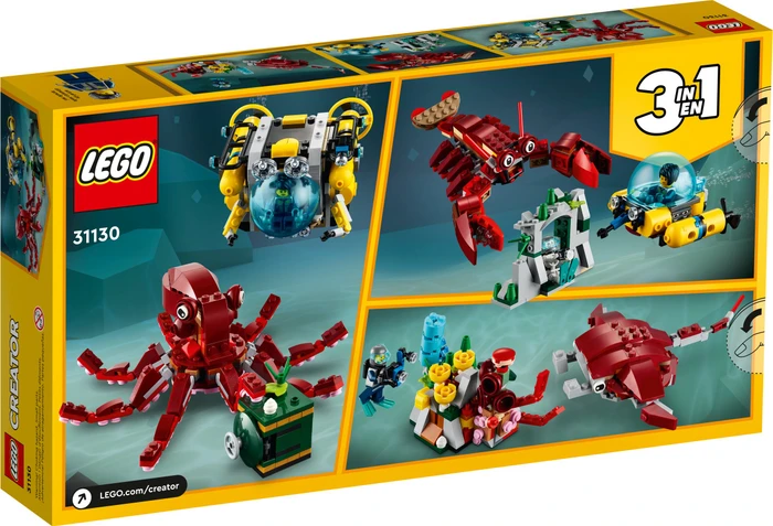 LEGO Creator 3in1 - Schatzsuche am Meeresgrund