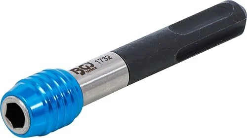 BGS technic Automatischer Magnet-Bithalter 80mm, SDS-plus auf 1/4"