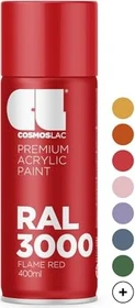 Cosmos Lac Acryllack-Spray RAL 3000 fire red glänzend, 400ml