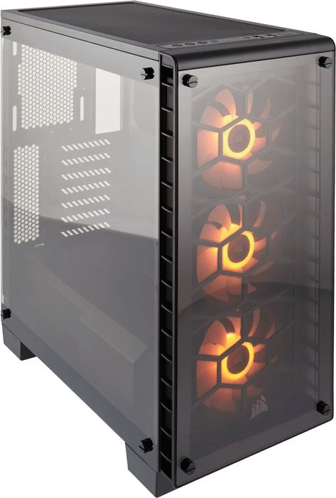 Corsair Crystal Series 460X RGB schwarz, Glasfenster