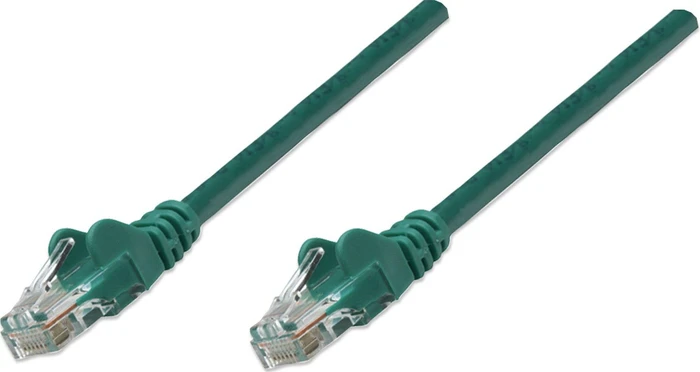 Intellinet Patchkabel, Cat5e, U/UTP, RJ-45/RJ-45, 15m, grün