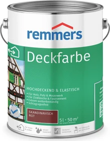 Remmers Deckfarbe skandinavisch rot, 5l