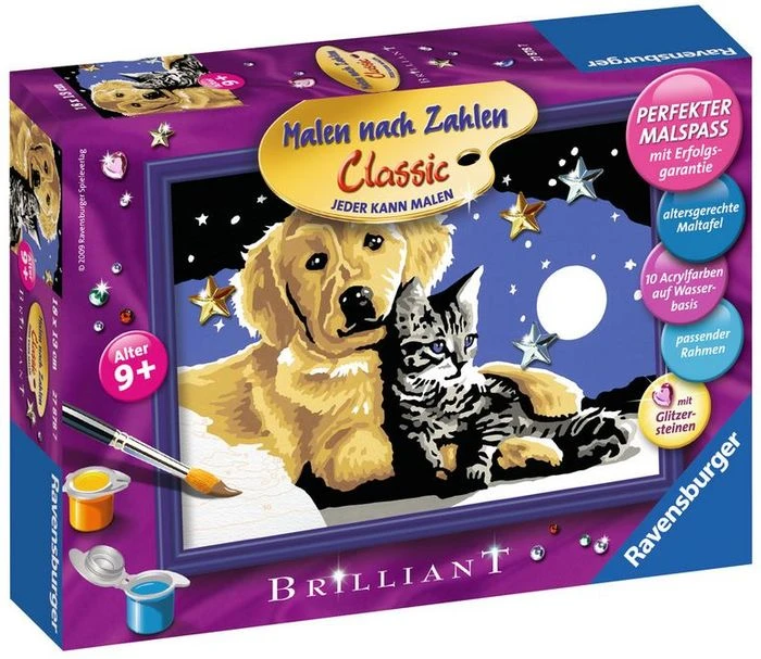 Ravensburger Malen nach Zahlen Funkelnder Sternenhimmel