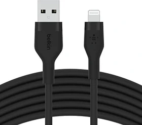Belkin BoostCharge Flex USB-A/Lightning Kabel 3.0m schwarz