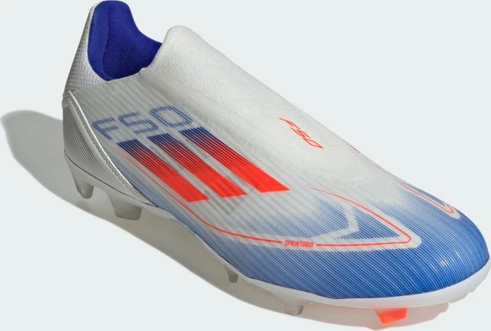adidas F50 League Laceless FG/MG cloud white/solar red/lucid blue