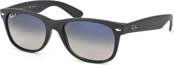 Ray-Ban RB2132 New Wayfarer Classic 55mm black/polarized blue-grey gradient