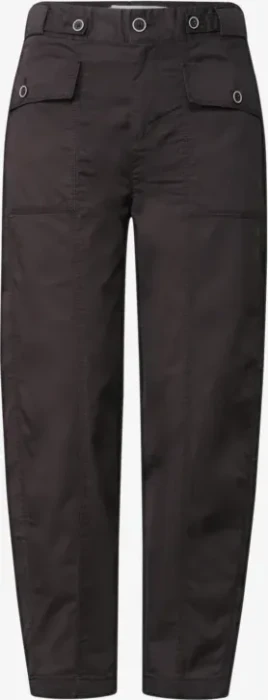 Street One Karlie High Waist Barrel Hose black coffee (Damen)
