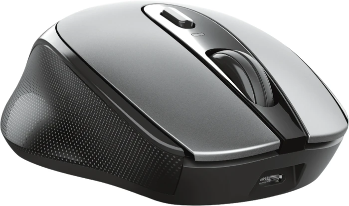 Trust Zaya Rechargeable Wireless Mouse grau/schwarz, USB