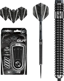Winmau Blackout Steeltip Dartpfeil Set 24g