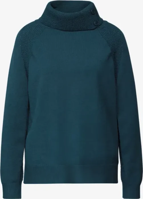 Street One Stehkragen Pullover tide blue (Damen)