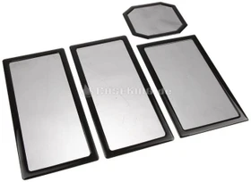 DEMCiflex Staubfilter Set für Corsair 300R schwarz/schwarz