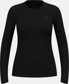 Odlo Natural Merino 200 Baselayer Funktionsshirt langarm schwarz (Damen)