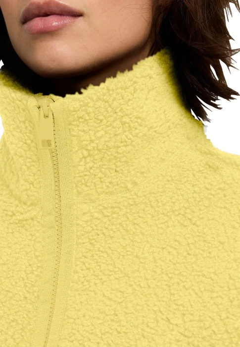 Jack Wolfskin High Curl Fleece Jacke lemon ice (Damen)
