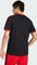 adidas 3-Streifen T-Shirt kurzarm black/vivid red (Herren) Vorschaubild