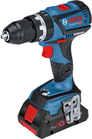 Bosch Professional GSB 18V-60 C Akku-Schlagbohrschrauber inkl. L-Boxx + 2 Akkus 4.0Ah