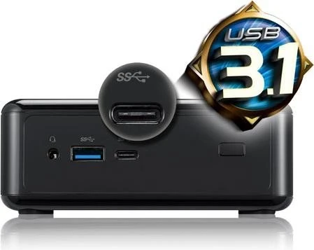 ASRock Beebox-S 7100U/B/BB, schwarz