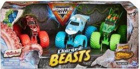 Spin Master Monster Jam Charged Beasts 3er-Pack