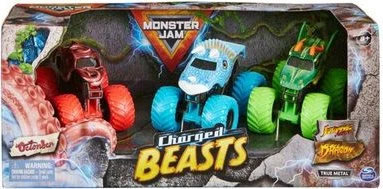 Spin Master Monster Jam Charged Beasts 3er-Pack