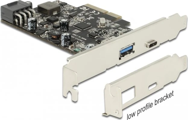 DeLOCK 1x USB-C 3.1, 1x USB-A 3.1, PCIe 3.0 x4