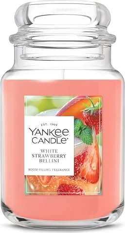 Yankee Candle White Strawberry Bellini Duftkerze, 623g
