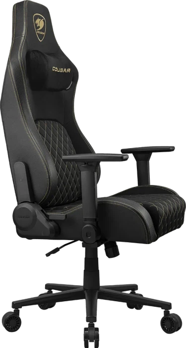 Cougar Defensor Gold F CGR-DFF-GLB Gamingstuhl, schwarz/gold (3MDFFGLB.0001) – Bild 3 von 12