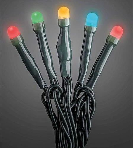 Konstsmide Micro Lichterkette grün LED 100x mehrfarbig
