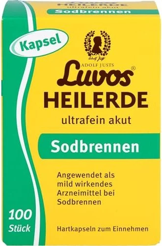 Luvos Heilerde ultrafein akut Sodbrennen Kapseln, 100 Stück