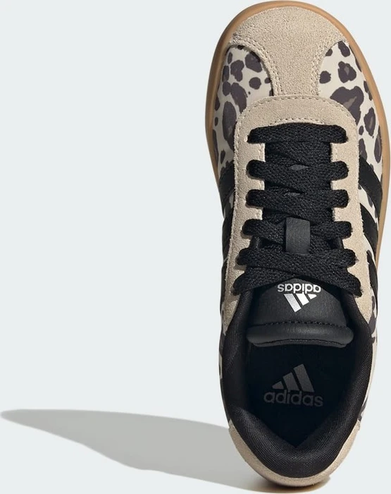 adidas VL Court 3.0 crystal linen/core black/khaki six (Junior) (KH8705) – Bild 2 von 4